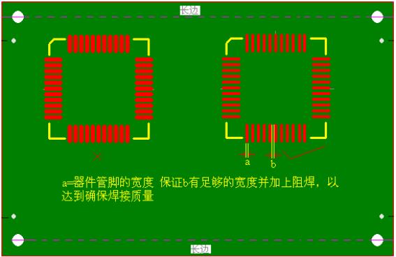 IC Pad Width