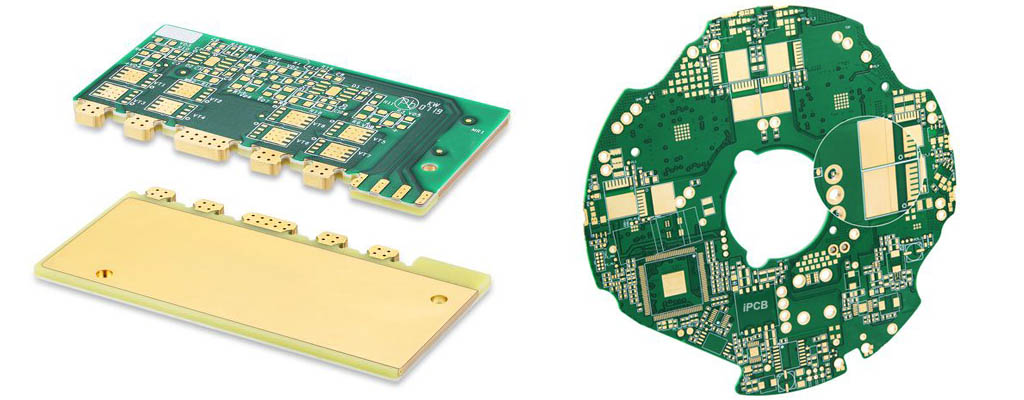 Embedded copper PCB