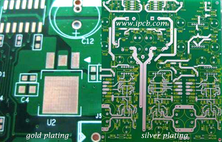 Gold and silver plating for PCB prototypes