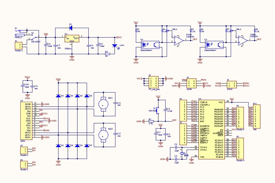 printed circuit board schematics