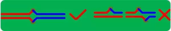 Draw differential lines first