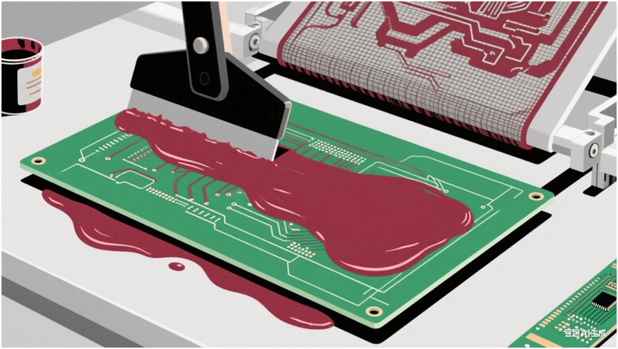 Screen printing brush