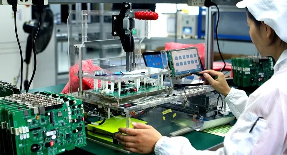 Prototype PCB assembly